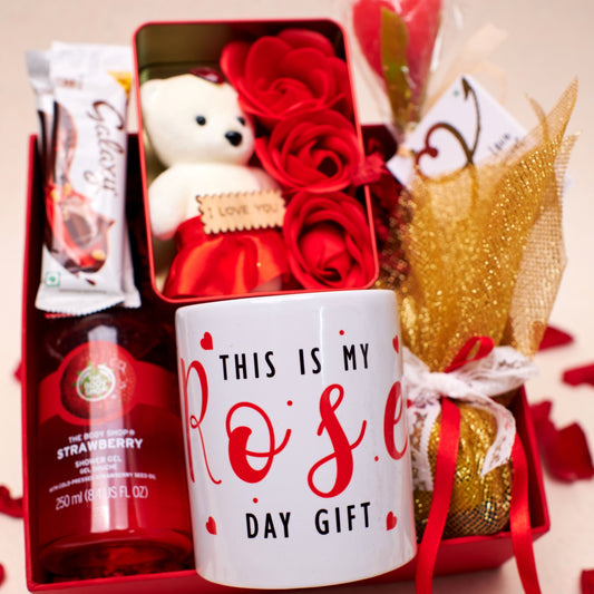 Truly Yours Gift Hamper – Romantic & Personalised Gift | Eternal Flowers Kerala