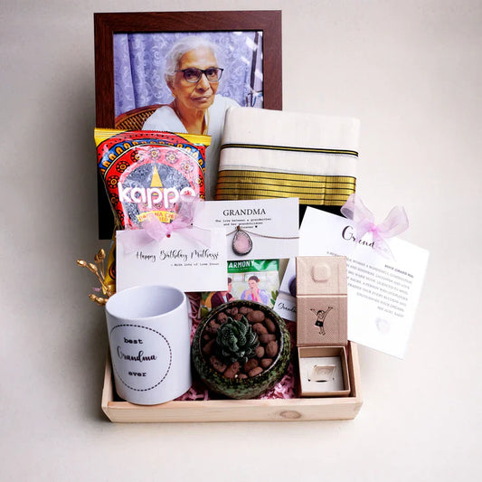 Best Grandma Ever Birthday Gift Hamper – Thoughtful Gifting in Kerala | Eternal Flowers