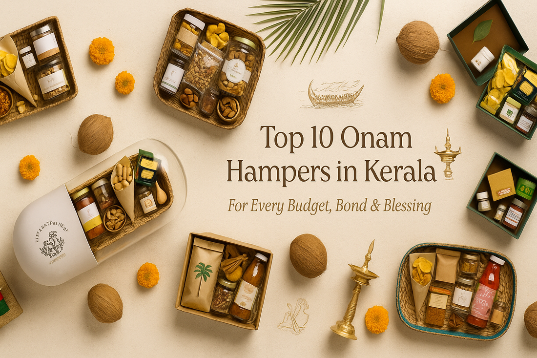 Top 10 Onam Hampers in Kerala 2025 – For Every Budget, Bond & Blessing