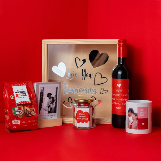 You Are My Happy Place Gift Hamper – Romantic Gift Kerala | Eternal Flowers