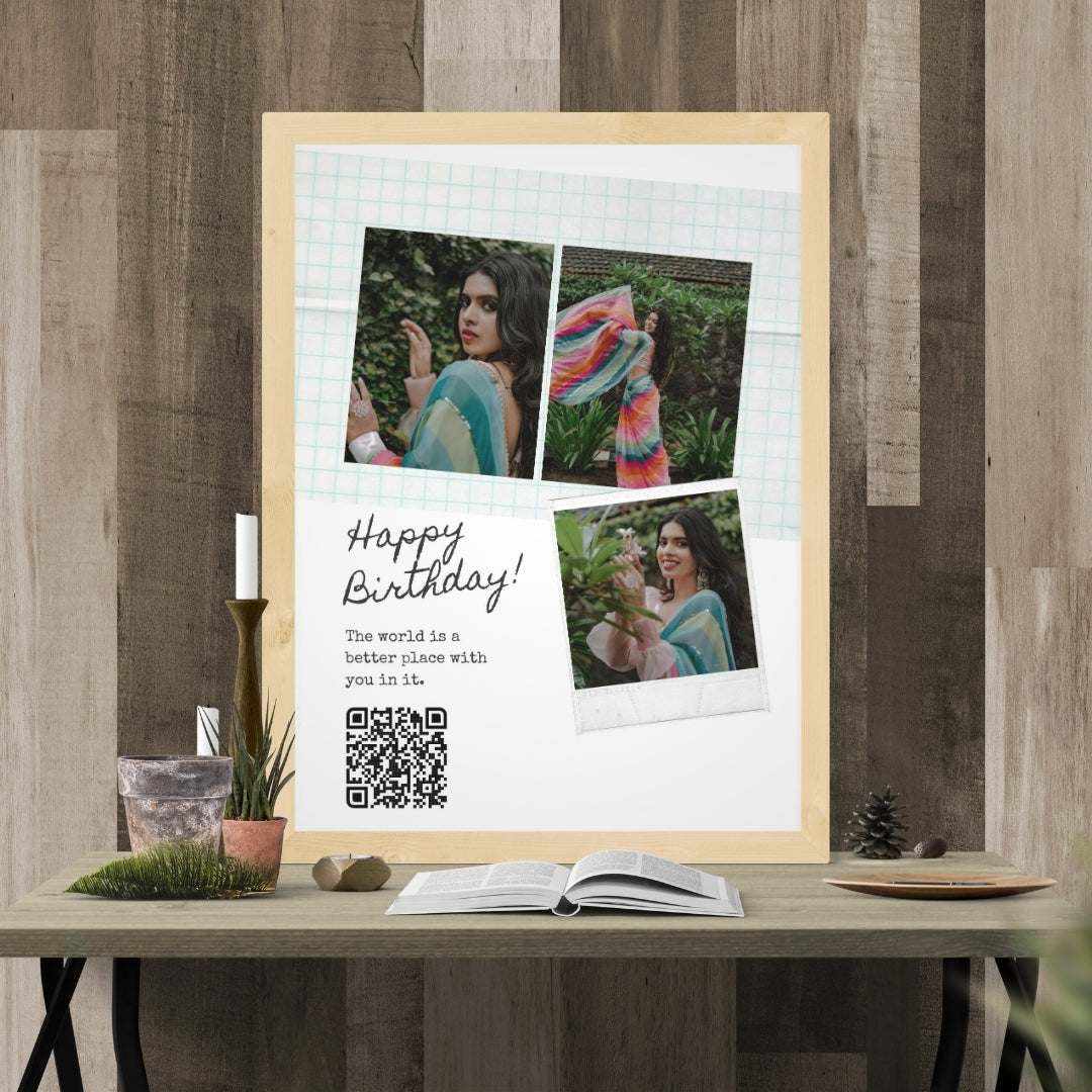 AUGMA AR Polaroid Frame as a personalized gift