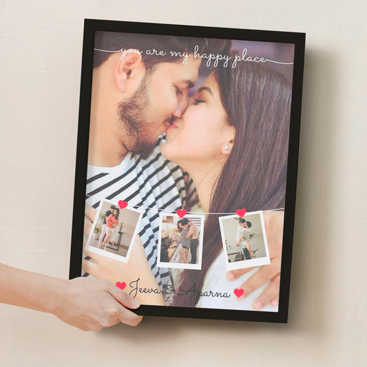 Customized Name Frame for Couples – Elegant Home Décor