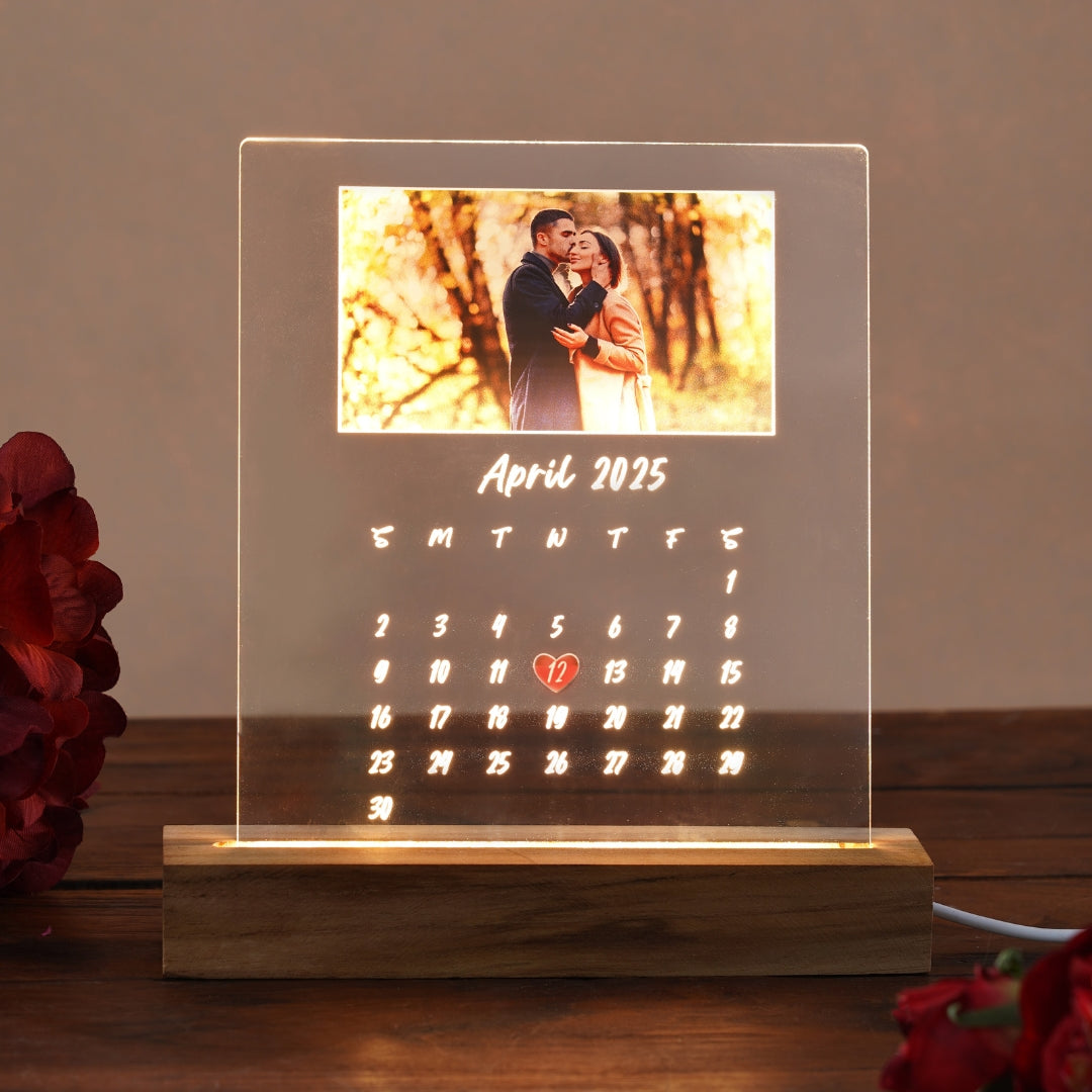 Always Yours Acrylic LED Photo Frame – Romantic Personalized Display