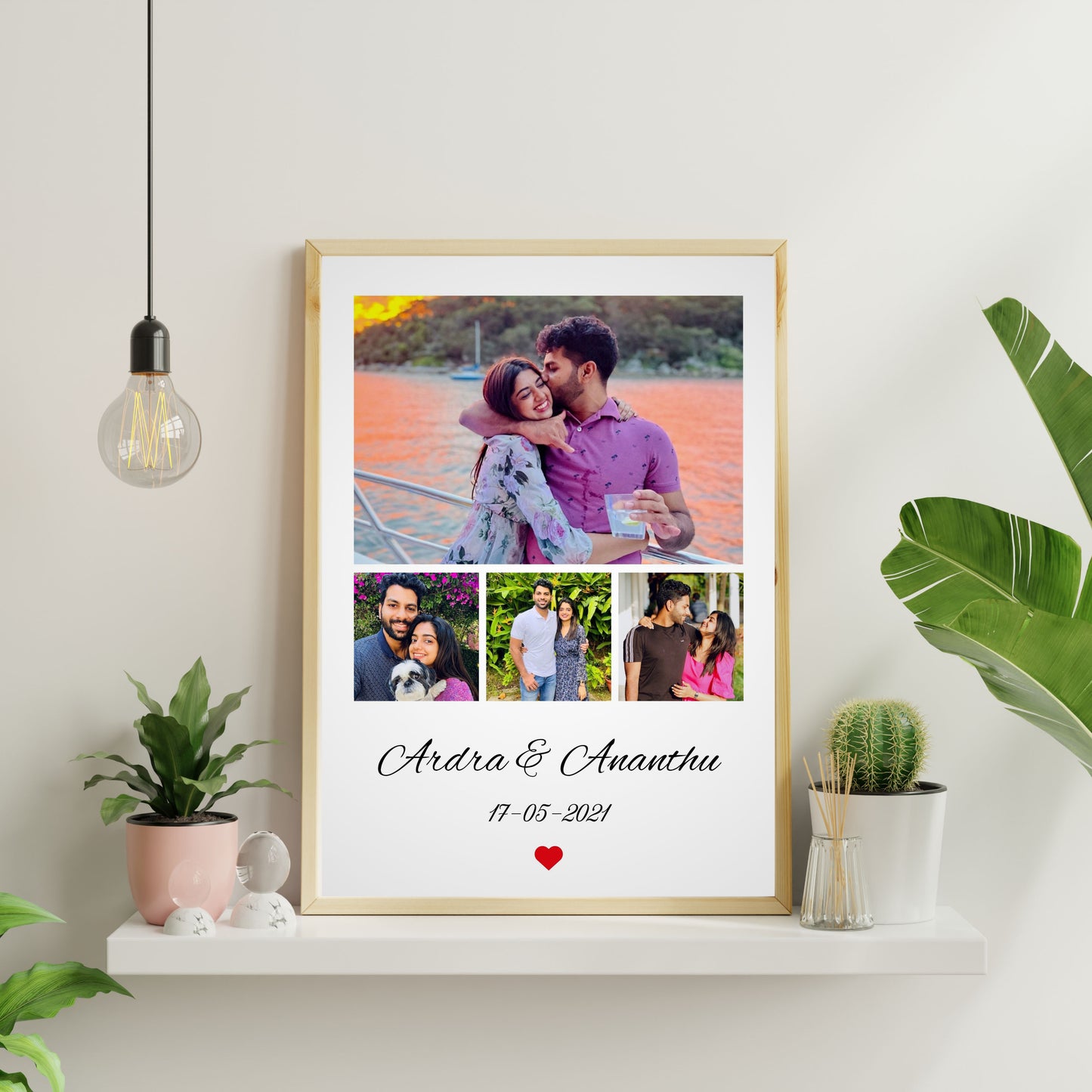 Always and Forever Picture Frame – Romantic Memory Display