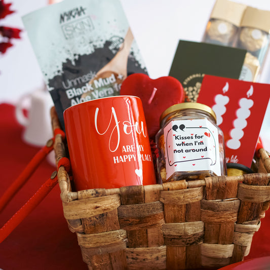 Customized 'You are my Happy Place' Ceramic Mug | Romantic Gift