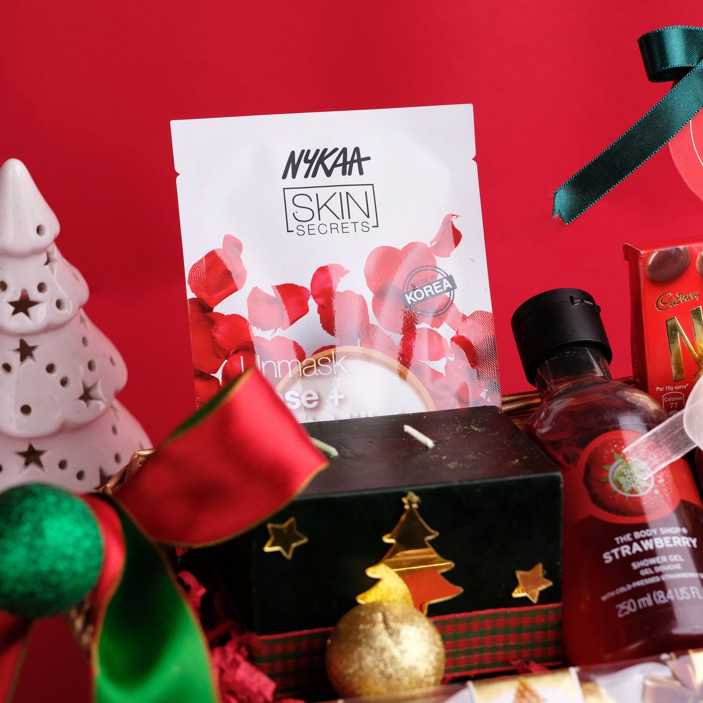 Nykaa Rose + Goat Milk Sheet Mask | Luxurious Festive Pampering