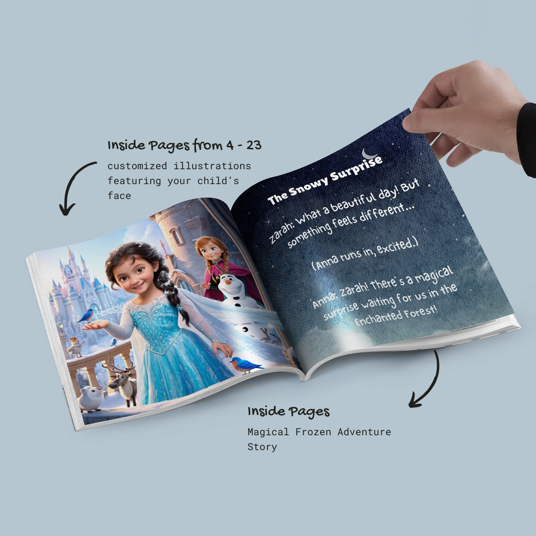 Magical Frozen Adventure Custom Children's Storybook – A Personalized Fairy Tale