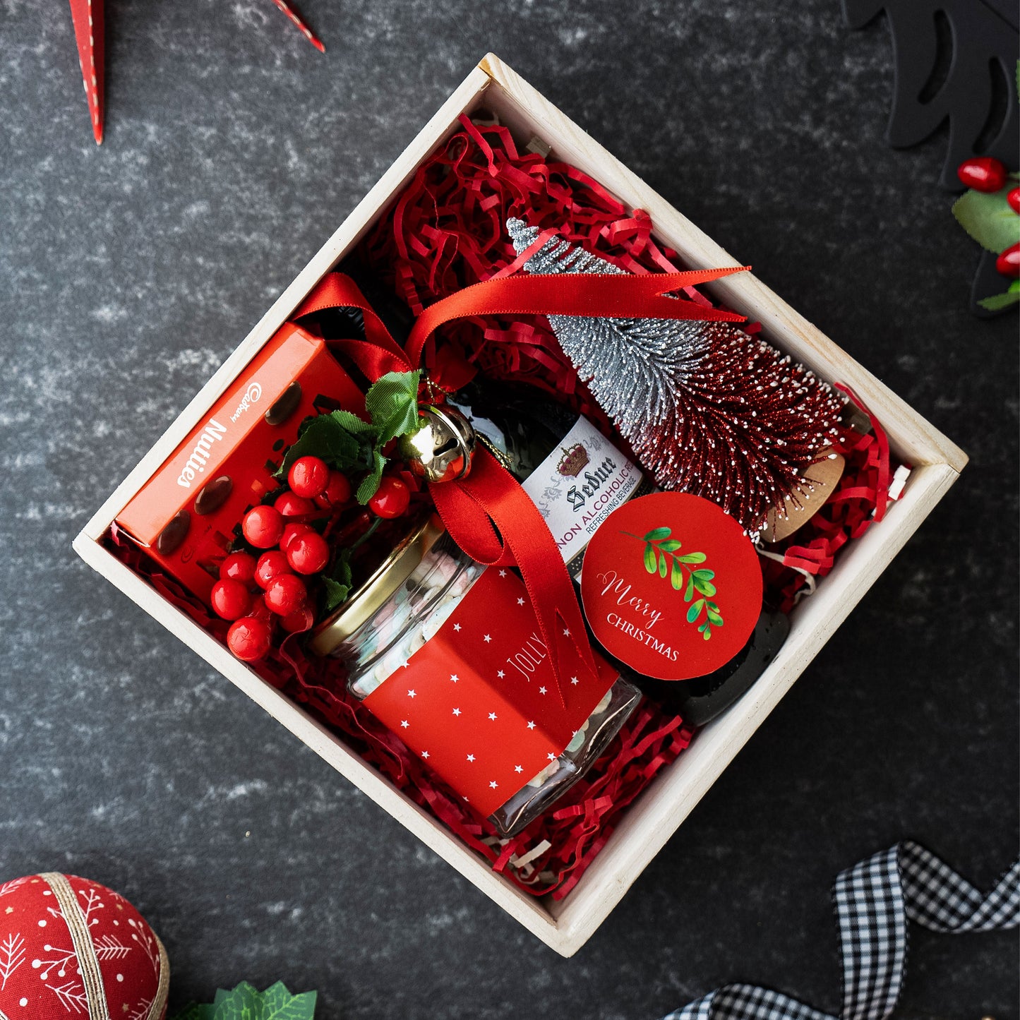 Merry Magic Christmas Gift Hamper | Festive Spirits and Gourmet Delights
