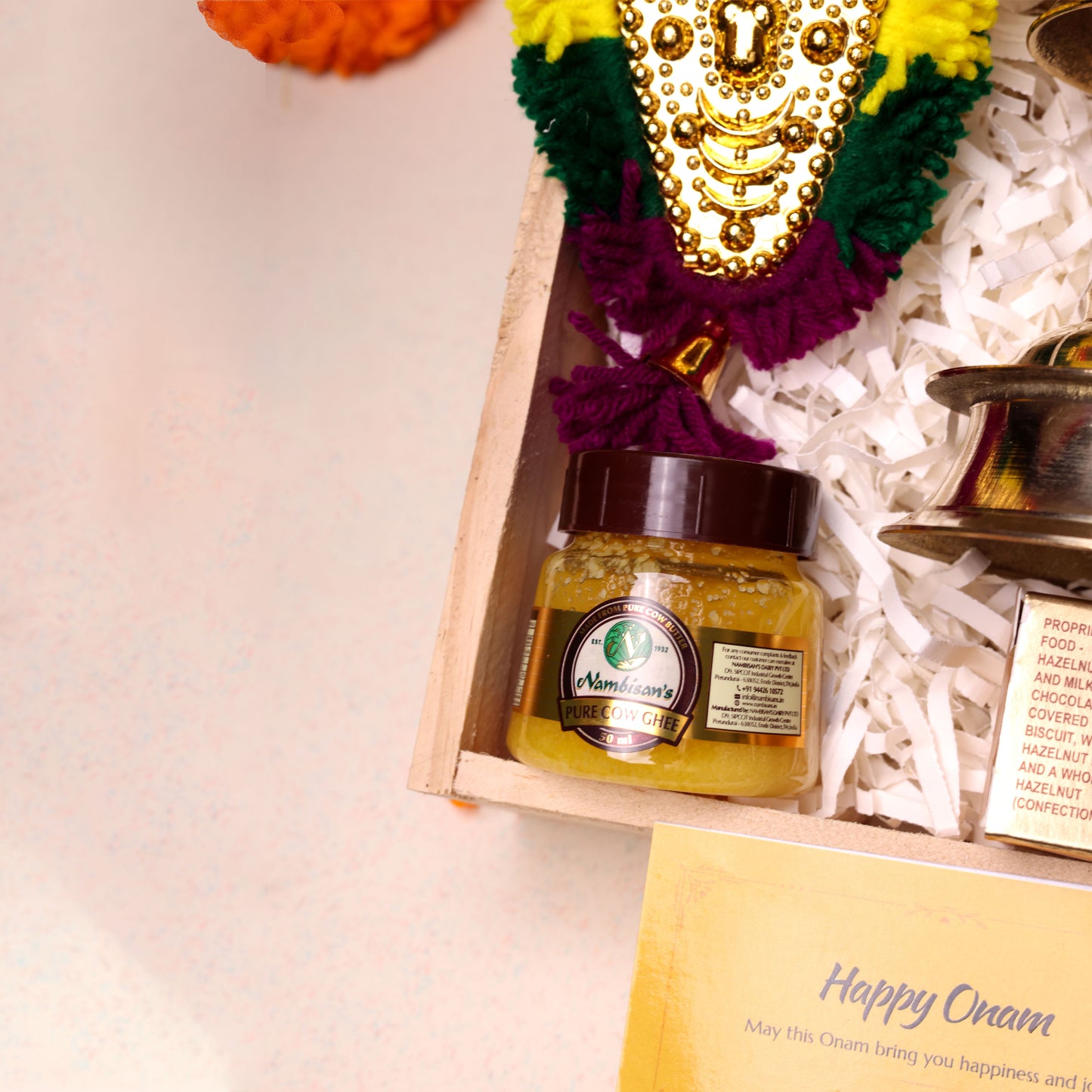 Kerala Onam Grace Hamper | Nambisan's Pure Ghee | Traditional Kerala Flavor