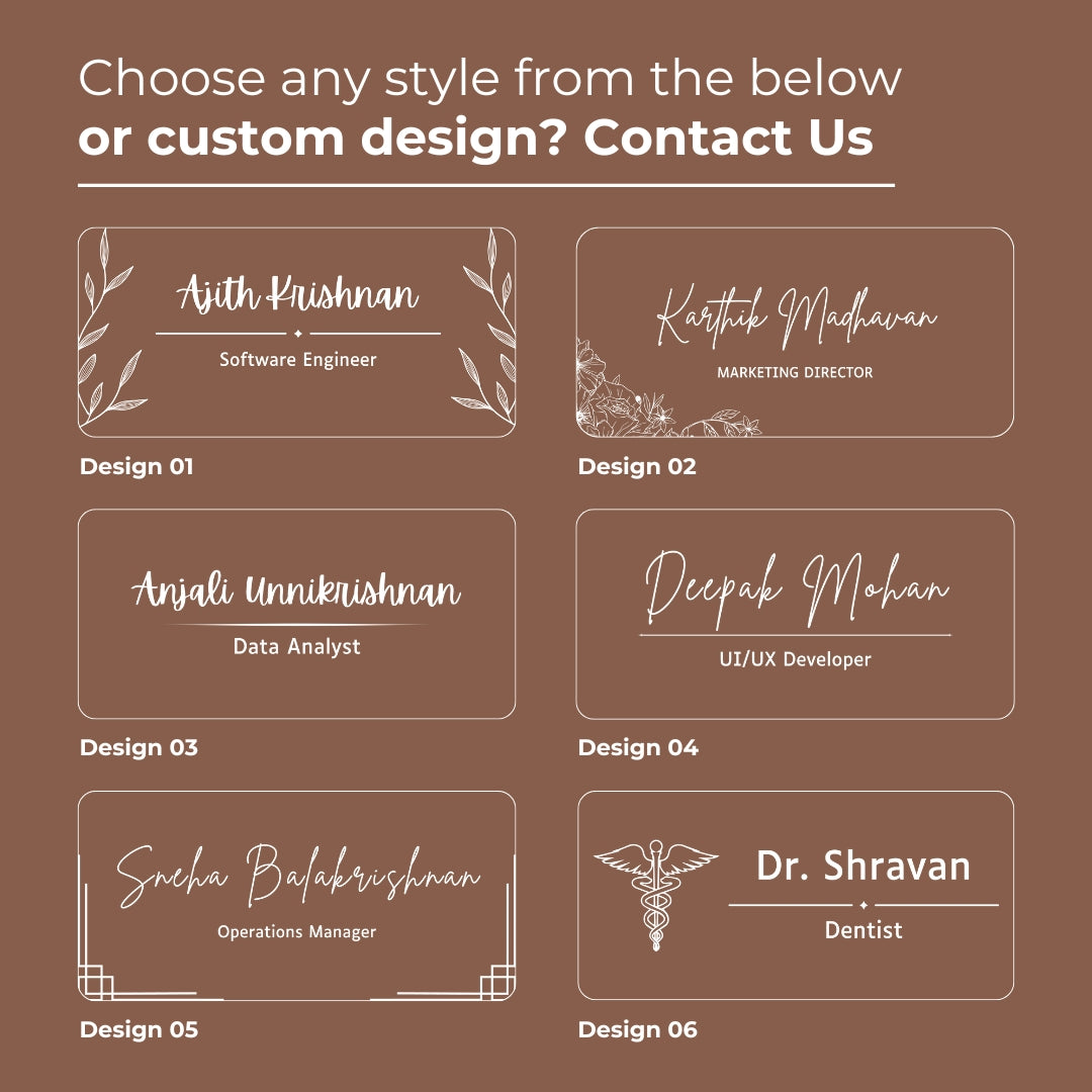 Personalized LED Name Plate – A Perfect Gift for Professionals