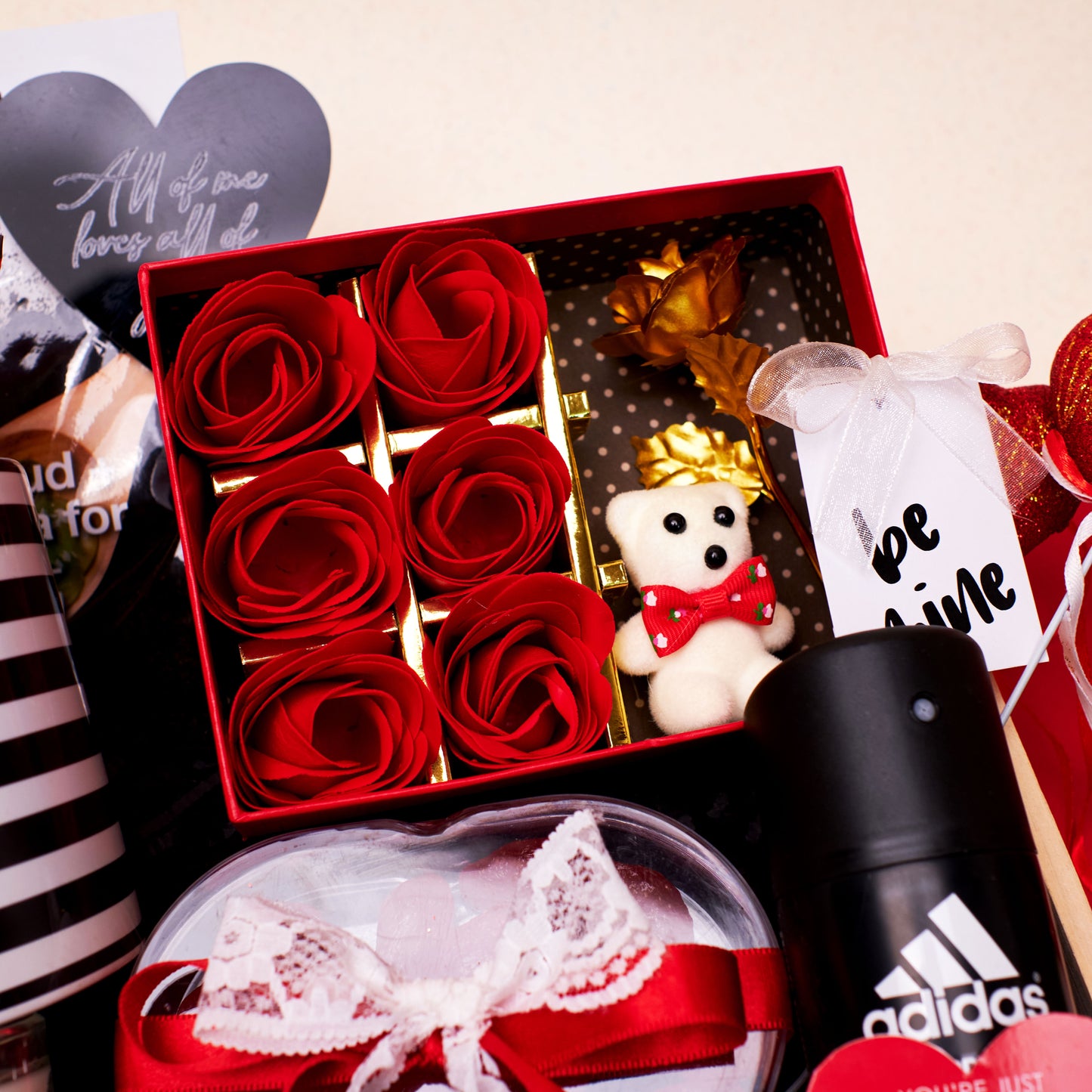 Teddy & Rose Box | Sweet Love Tokens