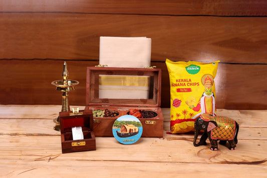 Onam Corporate Traditional Gift Hamper – Kerala Festive Gifting 2025 | Eternal Flowers