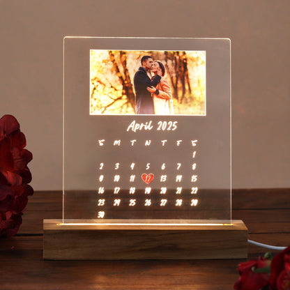 Always Yours Acrylic LED Photo Frame – Romantic Personalized Display