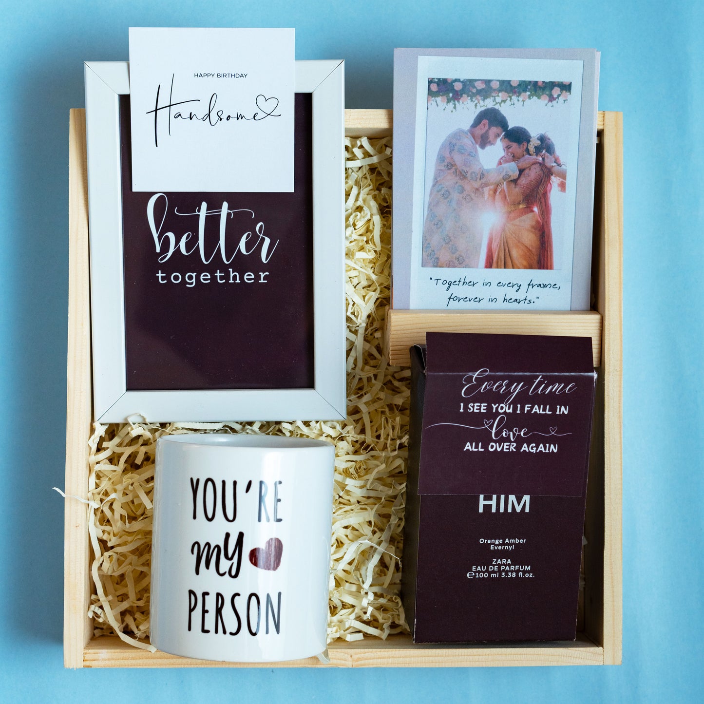 Better Together Gift Hamper for Him – Romantic Gift for Boyfriend or Husband
