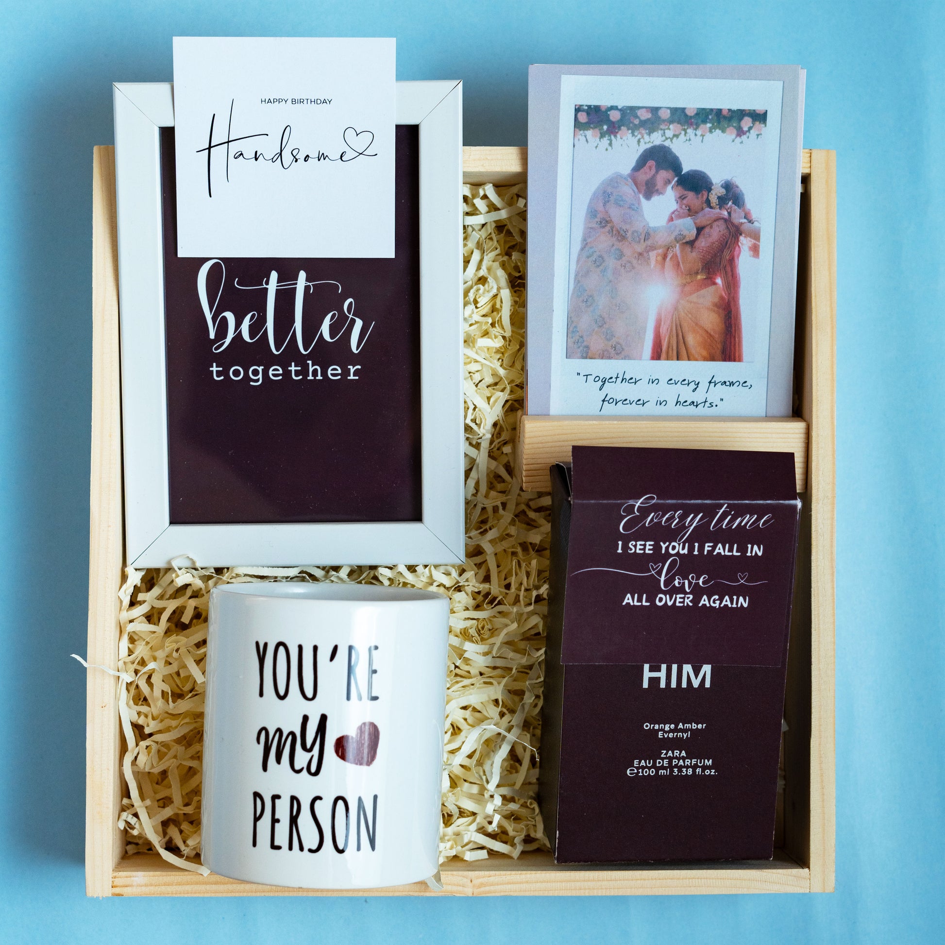 Better Together Gift Hamper for Him – Romantic Gift for Boyfriend or Husband