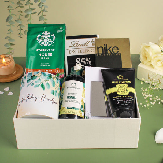 Brews & Hues Gift Hamper for Him – Packed in Premium Rigid Box