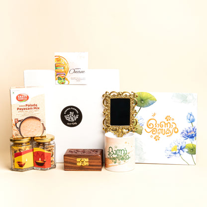 Premium Ceramic 'Onashamsakal' Coffee Mug | Onam Celebration Mug