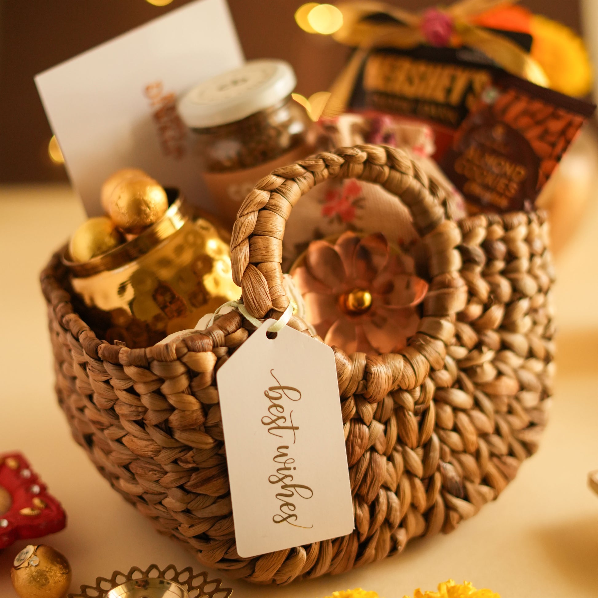 Packaged in Premium Kauna Grass Basket | Elegant Presentation
