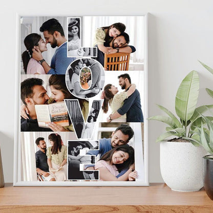 Personalized Photo Display Frame for Couples
