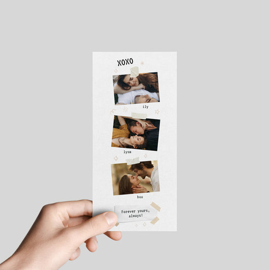 Personalized Forever Yours Photo Strip – Set of 3 Custom Designs