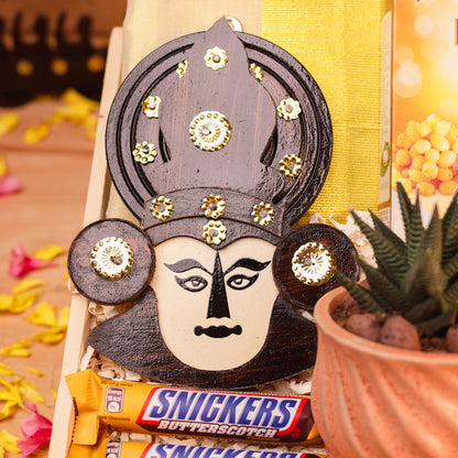 Wooden Katakali Wall Decor | Cultural Artistry