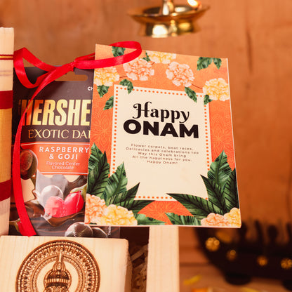 Premium Kerala Onam Gift Hamper | Onam Greeting Card | Heartfelt Onam Wishes