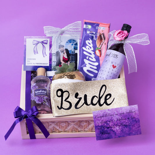 Love & Lavender Bride’s Gift Hamper – Elegant Bridal Gift Set