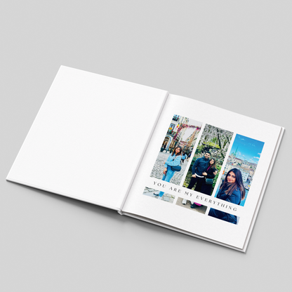 Premium Hard Bind Album with Custom Cover Page and Layout