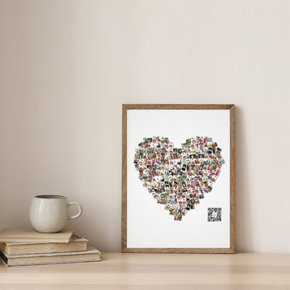 Personalized Heart Design Picture Frame for Couples