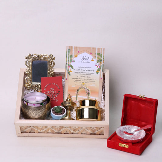 Sacred Moments Invitation Hamper – Traditional Wedding Invitation Gift Set