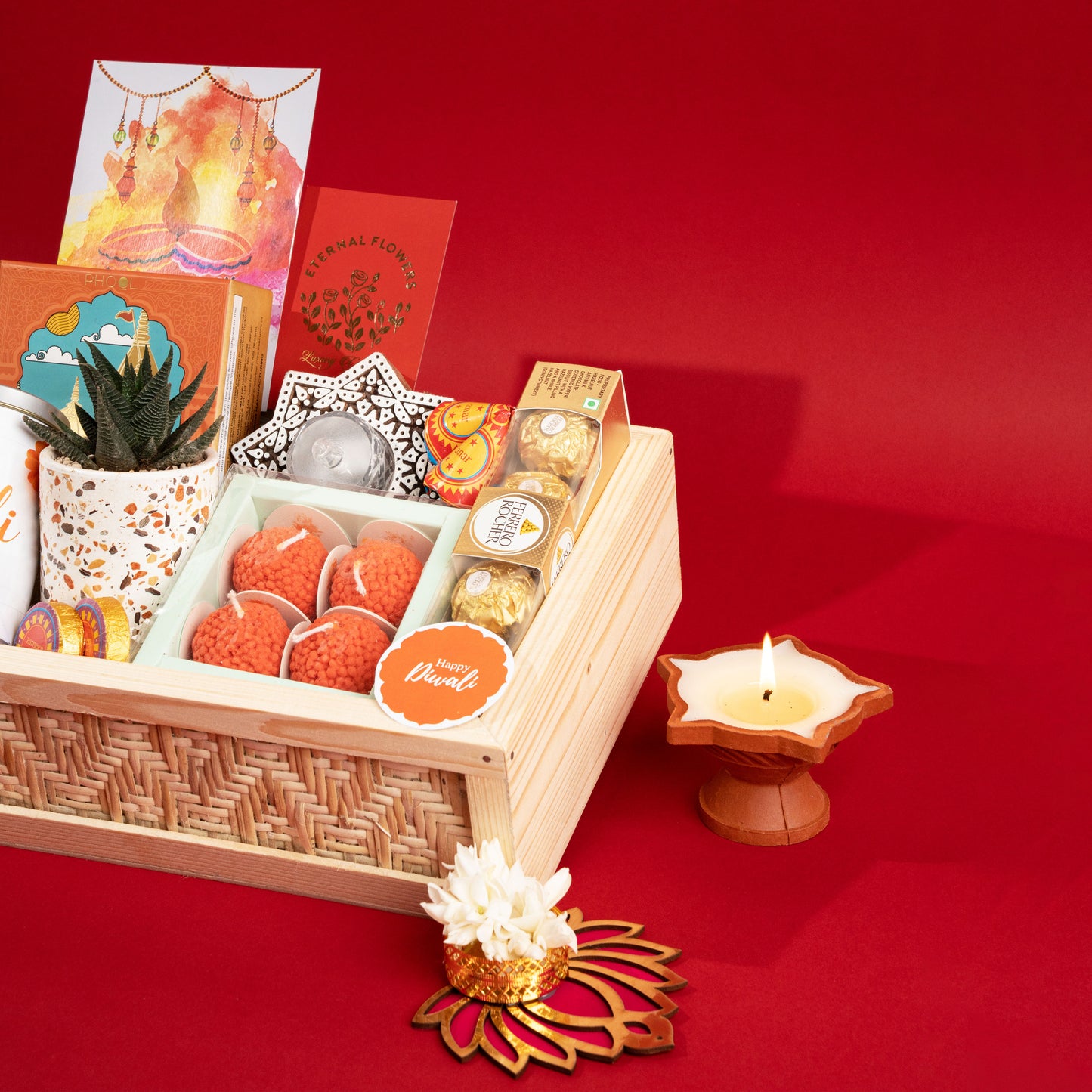 Diwali Cracker Chocolate, Set of 2 | Celebrate with Flavor