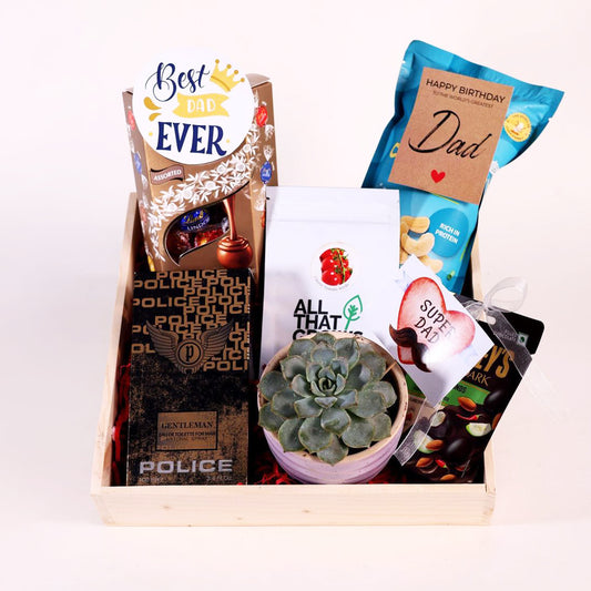 Super Dad Gift Hamper – Premium Gift Box for the World's Best Dad Hamper | Thoughtful Father's Day Gifts